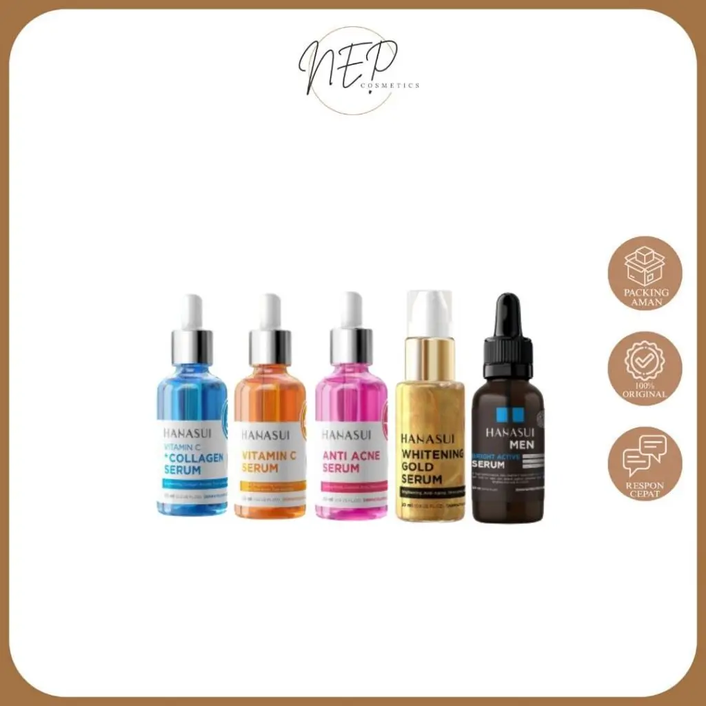 HANASUI Serum - Whitening Gold | Anti Acne | Vitamin C | Vitamin C + Collagen