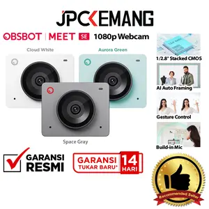OBSBOT Meet SE AI-Powered 1080P Full HD Webcam Streaming Camera Portable Web Cam Garansi Resmi
