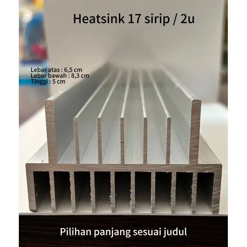 Heatsink 2u 17 sirip 30 cm | Pendingin Heatsink 2U 30 cm 17 sirip