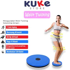 Waist Twisting Disc Alat Olahraga Putar Pelangsing Pengecil Perut