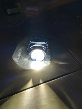 Product Review of IBRIGHT ZE 70 - Projector Biled 2.5inc Blue Lens ibright ze 70 High Low Putih plus kipas pendingin from A**a 1