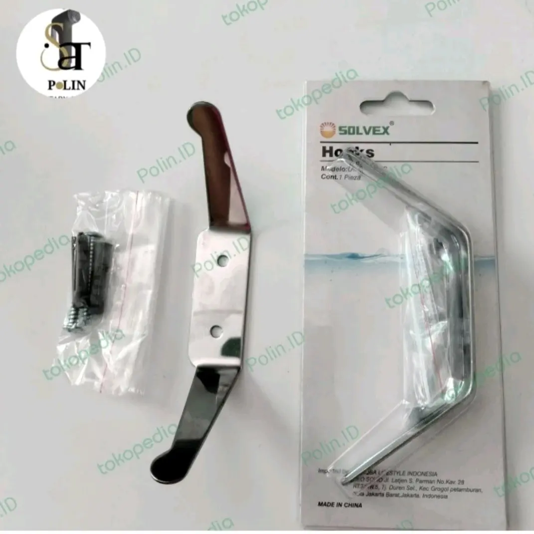 Gantungan Baju  2kait /kapstok kait /Hanger baju Stainless still