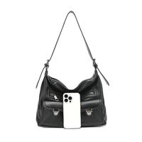 Gambar SHANGNCO Tas Bahu Shoulder Bag Tas Kerja Kekinian- Leux Bag - Black, Dustbag dari SHANGNCO_NEW Kab. Tangerang 3 Tokopedia