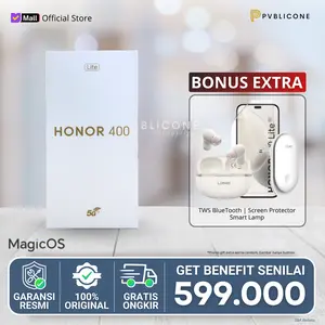 HONOR 400 Lite 5G Smartphone RAM 8GB/256GB AI Camera Button | Ultra-Clear Camera | Ultra-tough Triple Defense Garansi Resmi