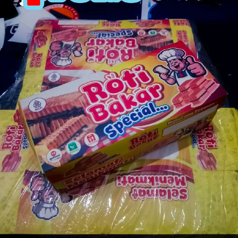dus roti bakar 1 pack isi 100pcs size 7x9x20 cm ivori voil.