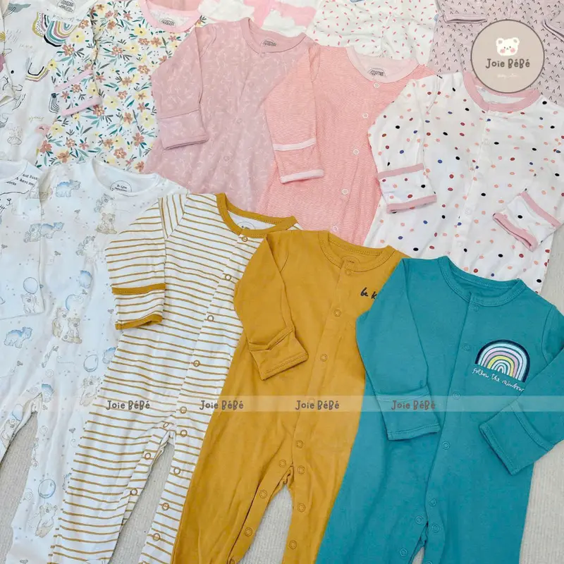 [hàng mới về] Sleepsuit MA.MAS PA.PAS cotton cao cấp hàng xuất dư xịn 2