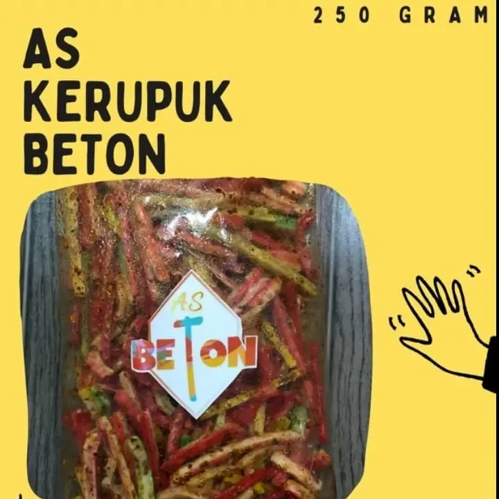 AS BETON 250GR KERUPUK BETON