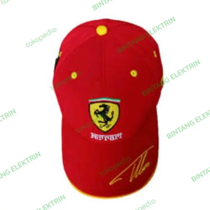 HARGA PROMO TOPI FERRARI MERAH B7