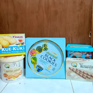 PAKET BISKITOP BLACK BIRU KALENG  DAN BUTTER COKIES TIMBA BISKUIT DAPAT 5 MACAM