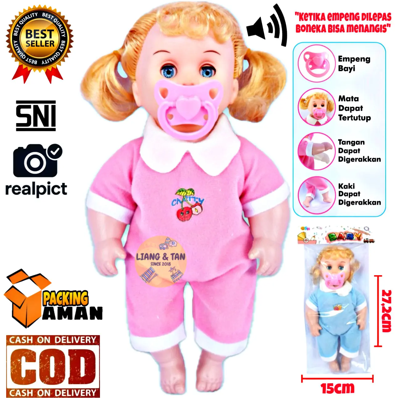 ( BISA COD ) PROMO Mainan Anak Boneka Bayi Bisa Nangis / Mainan Anak Boneka Perempuan My Baby Set / Mainan Anak Perempuan SNI Murah