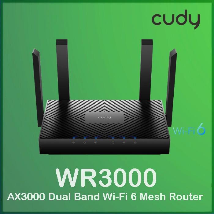 Band Mode Router Promo Cudy WR3000 AX3000 Dual Band Wi-Fi 6 Mesh Router Cudy WR 3000 ...
