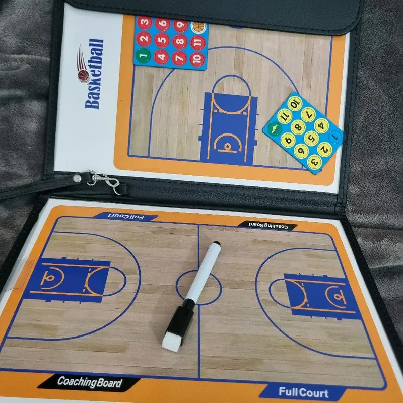 Papan Strategi Basket ~ Basketball Coach Board 0
