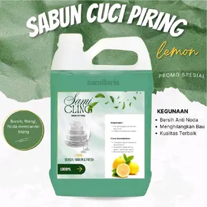 Sabun Cuci Piring Lemon 1 Liter | Wangi Segar, Noda Hilang!