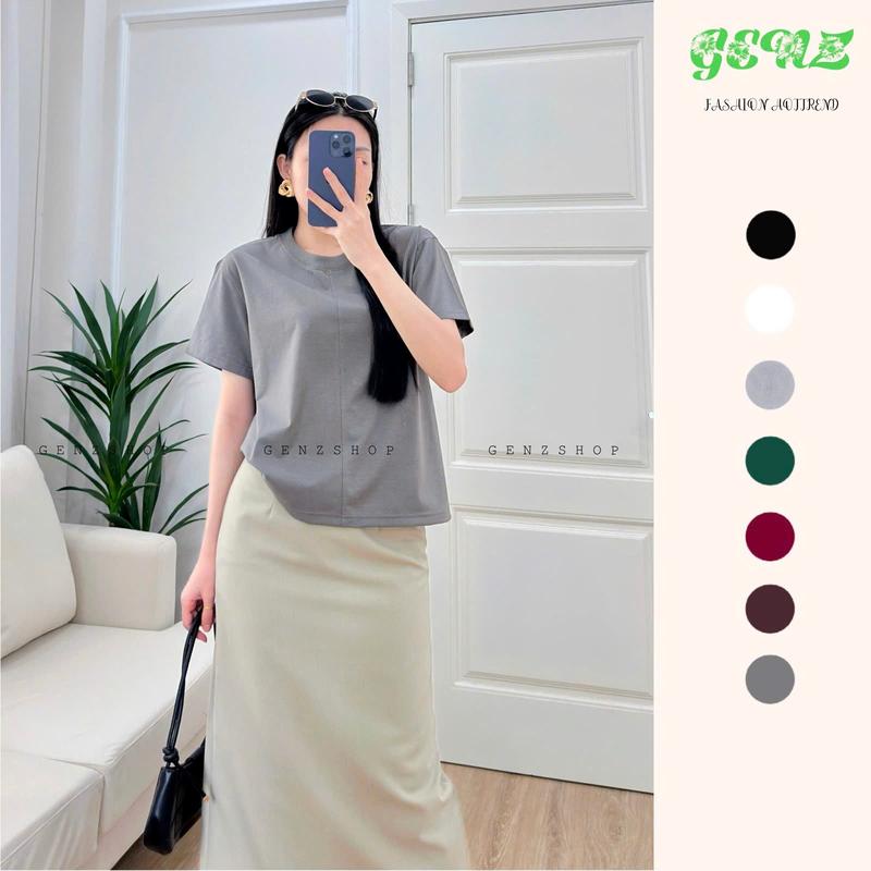 ÁO THUN BOXY GENZSHOP NAM NỮ MẶC ĐẸP THOẢI MÁI CÓ SIZE <75KG