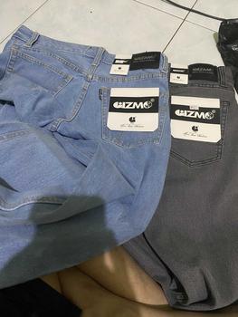 Product Review of Gizmo - Celana Jeans Reguler Bioblitz pria loose fit jumbo big keren Denim Nyaman from Y**1 2