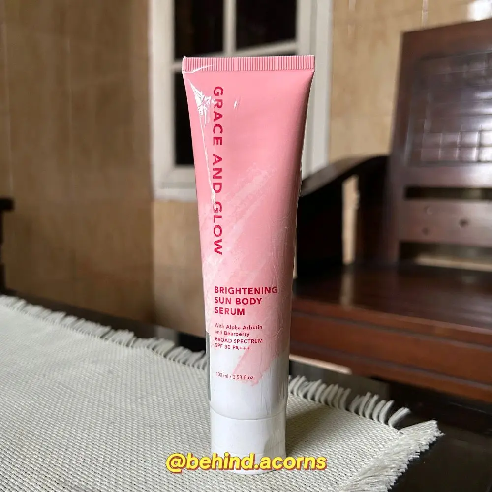 Grace and Glow Brightening Sun Lotion Body Serum SPF 30 PA+++ | Sunscreen | - Sunblock Badan Anti UV with Arbutin + Bearberry