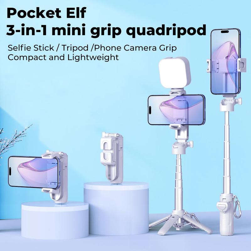 Product Introduction of 3-in-1 Magnetic Phone Grip，Magsafe phoneholder，Wonew Palm-Size Selfie Stick/Tripod，travel selfie portable，with Bluetooth remote， 20