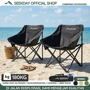 Seekday Kursi Lipat Outdoor Kursi Camping Bulan Tahan Air Tahan Aus Dan Tahan Sobek Beban 180kg