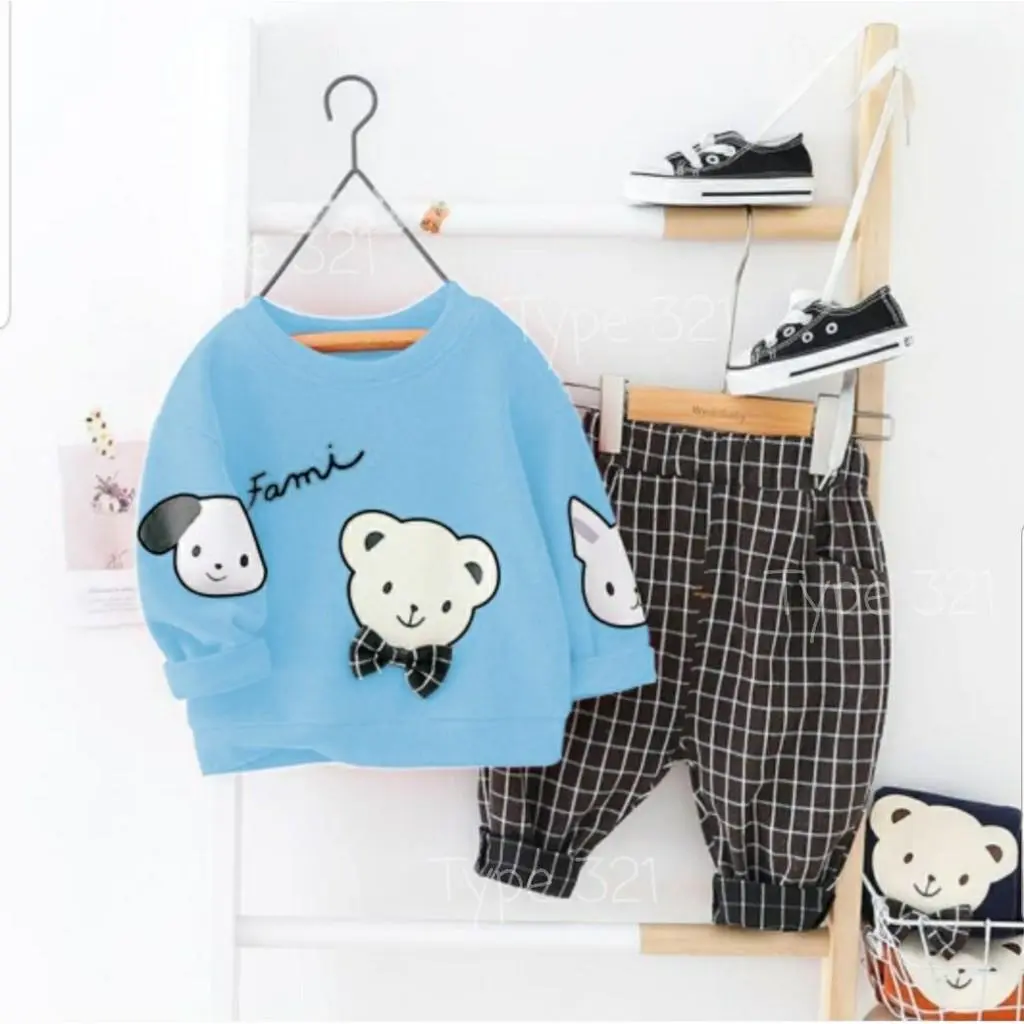 Setelan Baju Anak Usia Dua - Empat Tahun - Unisek