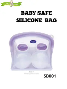 BABY SAFE SILICONE BAG 2500ML/ TAS SILIKON STERIL BOTOL SUSU/ POMPA UK 25X7, 5X20 CM SB001