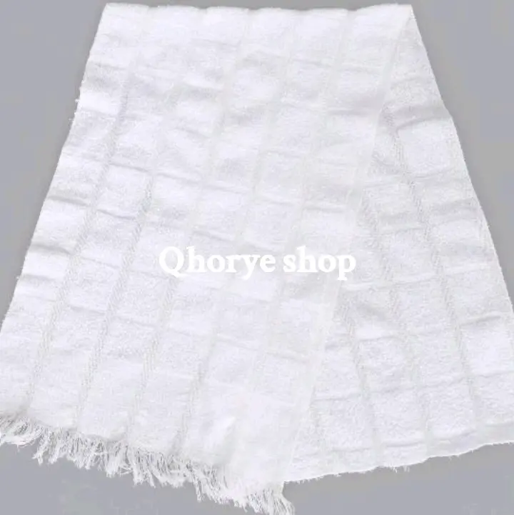 pakaian ihram anak tk instan / setelan ihram anak paud dan tk Baju Haji Muslim Putih Nyaman  Lembut Katun Peci 4