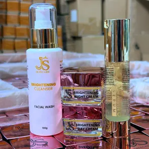 JS SKINCARE PAKET LENGKAP KRIM FLEK HITAM| KRIM GLOWING| KRIM JERAWAT DAN BRUNTUSAN