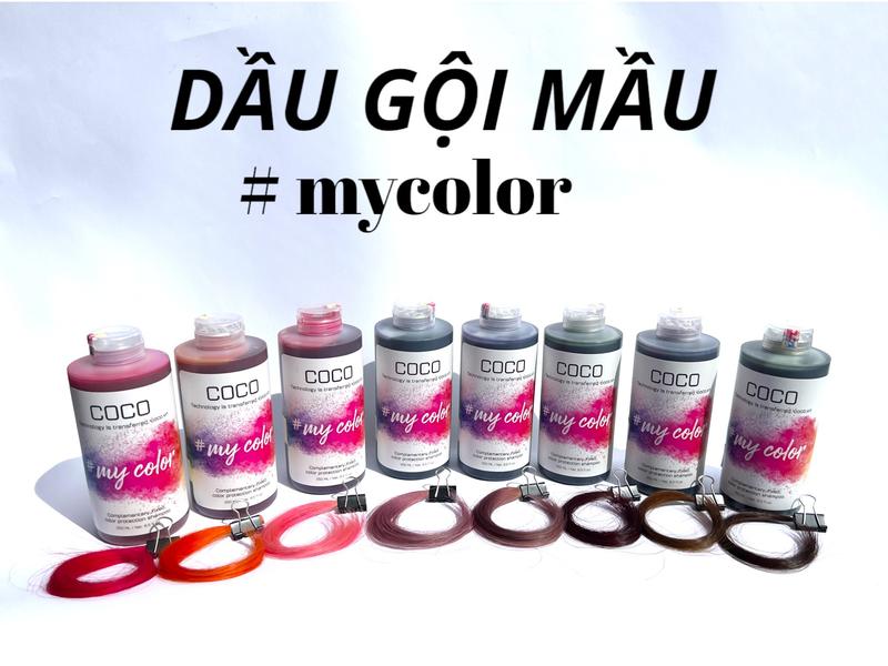 DẦU GỘI MÀU COCO giúp giữ màu tóc dành cho TÓC NHUỘM VÀ TÓC TẨY