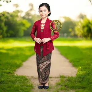 TANAH ABANG KEBAYA-Setelan brukat Anak/ KEBAYA KUTU BARU ANAK KEBAYA MOTIF SR