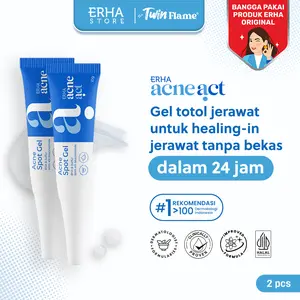 Twin Flame ERHA Acne Spot Gel - Obat Totol Jerawat | Salicylic Acid | Sulfur | Niacinamide | Acne Treatment