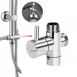Keran Cabang 3 Pengalih Air Switch Valve Tiang Shower