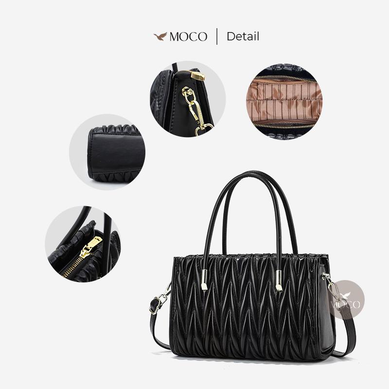 MOCO Fashion Tas Selempang Wanita Hand Bag Tekstur Timbul Zigzag 2819 4