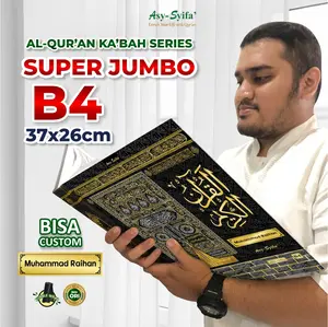 ASY SYIFA - AL QURAN SUPER JUMBO LANSIA B4 KABAH / Custom Nama BACA DESKRIPSI - Free Buku Dzikir