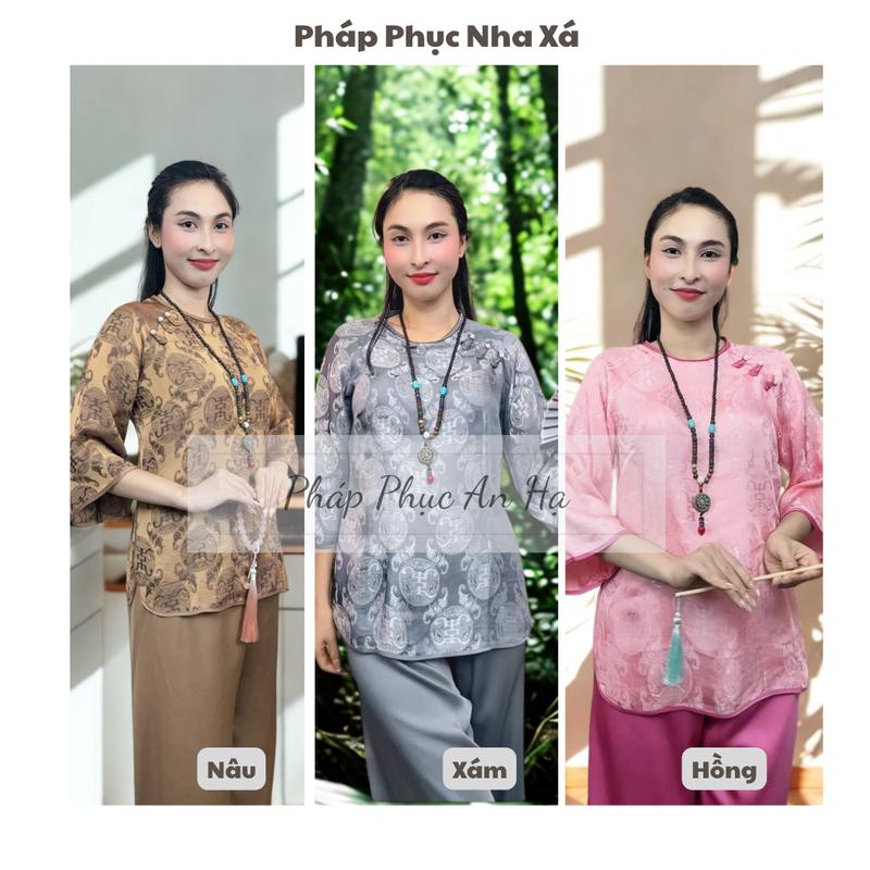  Pháp Phục Nha Xá – Lụa Tơ Tằm Nha Xá Cao Cấp Tinh Hoa Làng Nghề Trăm Năm 