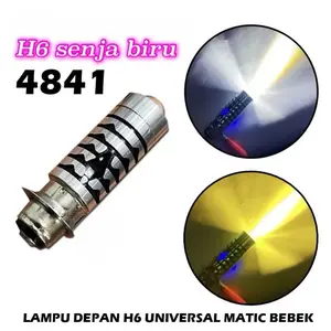 Lampu led ac dc H6 Laser gun h6 P15 BHOLAM DEPAN LED AC DC H6 Laser senja beat vario scoopy supra revo jupz vega blade mio j mio soul dll Motorcycle