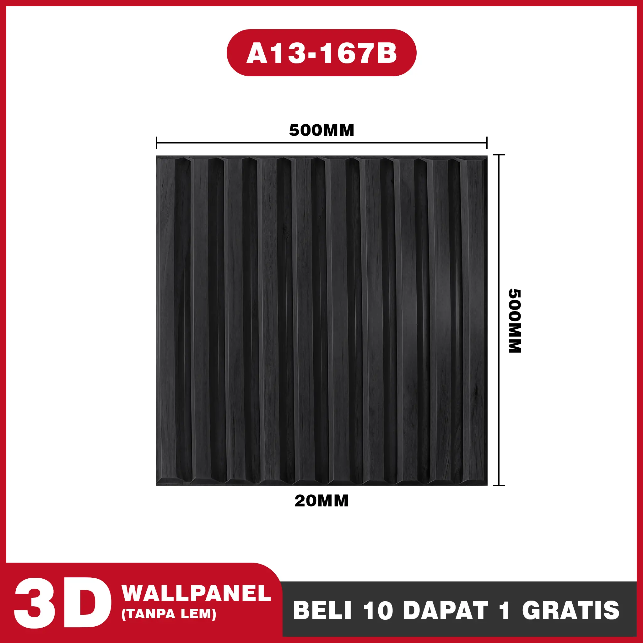 A13-167B   |   11 PCS (50cm×50cm)