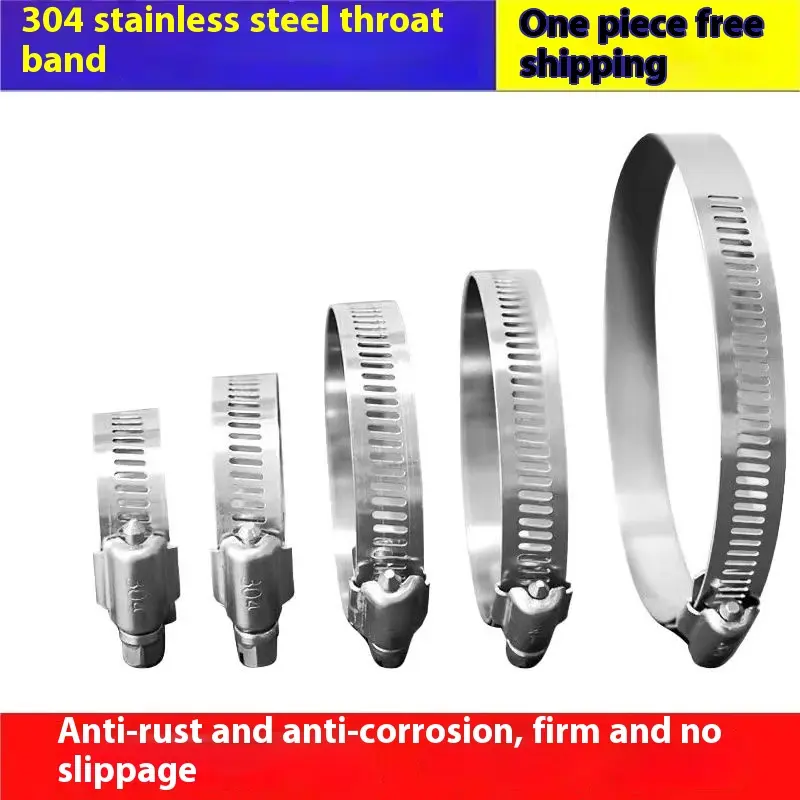 20pcs Stainless Steel Pipe Clamp Fixing Brace