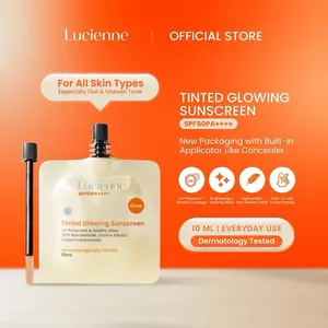 Lucienne Tinted Glowing Sunscreen SPF 50 / Sunscreen Wajah dengan Hasil Natural & Glowing
