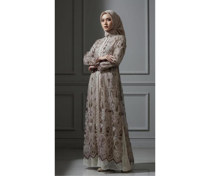 Zahra series model auter lepas pasang bahan tulle