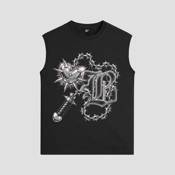 Gambar Benidson Singlet Sleeveless Oversized Tshirt Hitam Punch - Hitam, M dari Benidson Store Kab. Banyuwangi Tokopedia