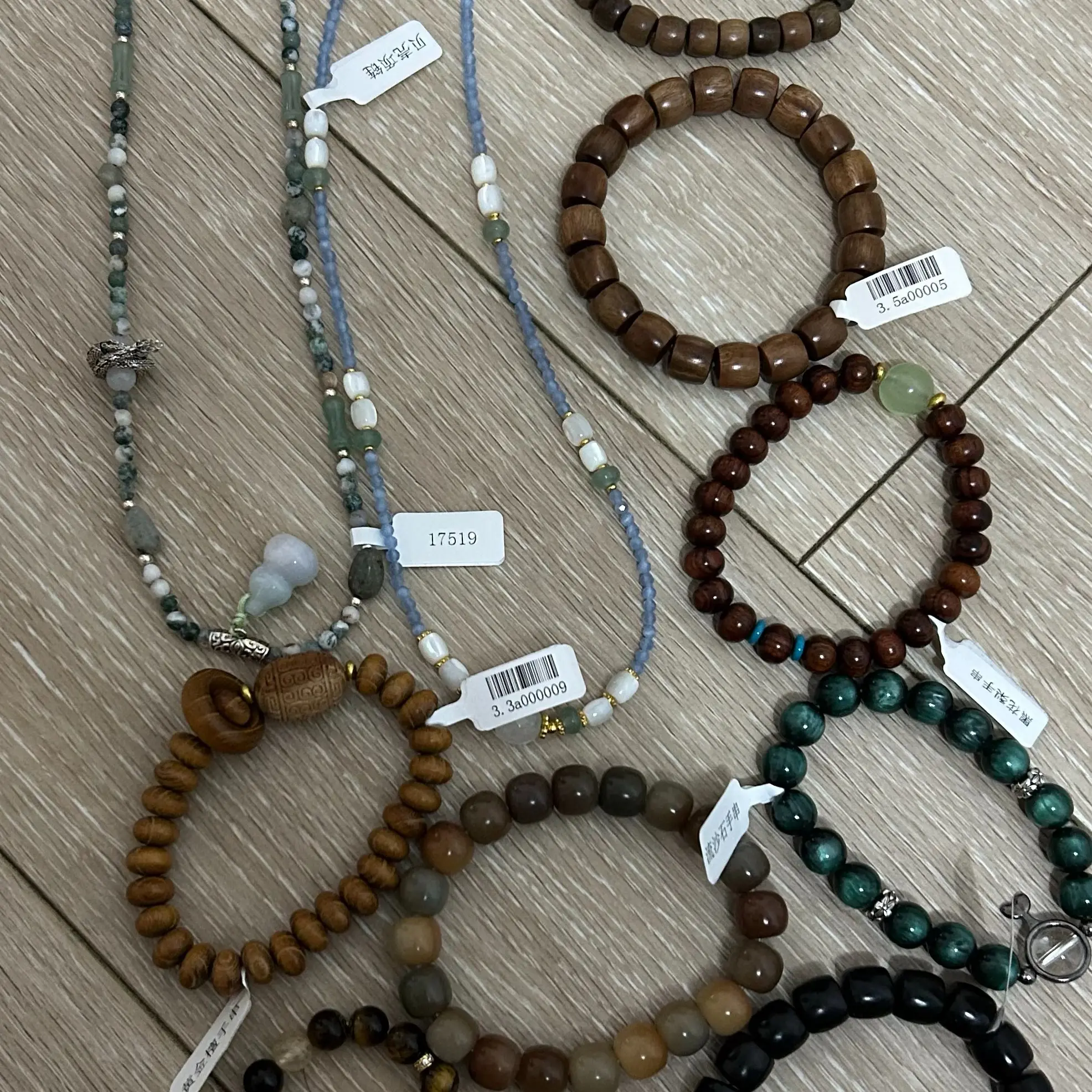 Handmade DIY beads and necklace