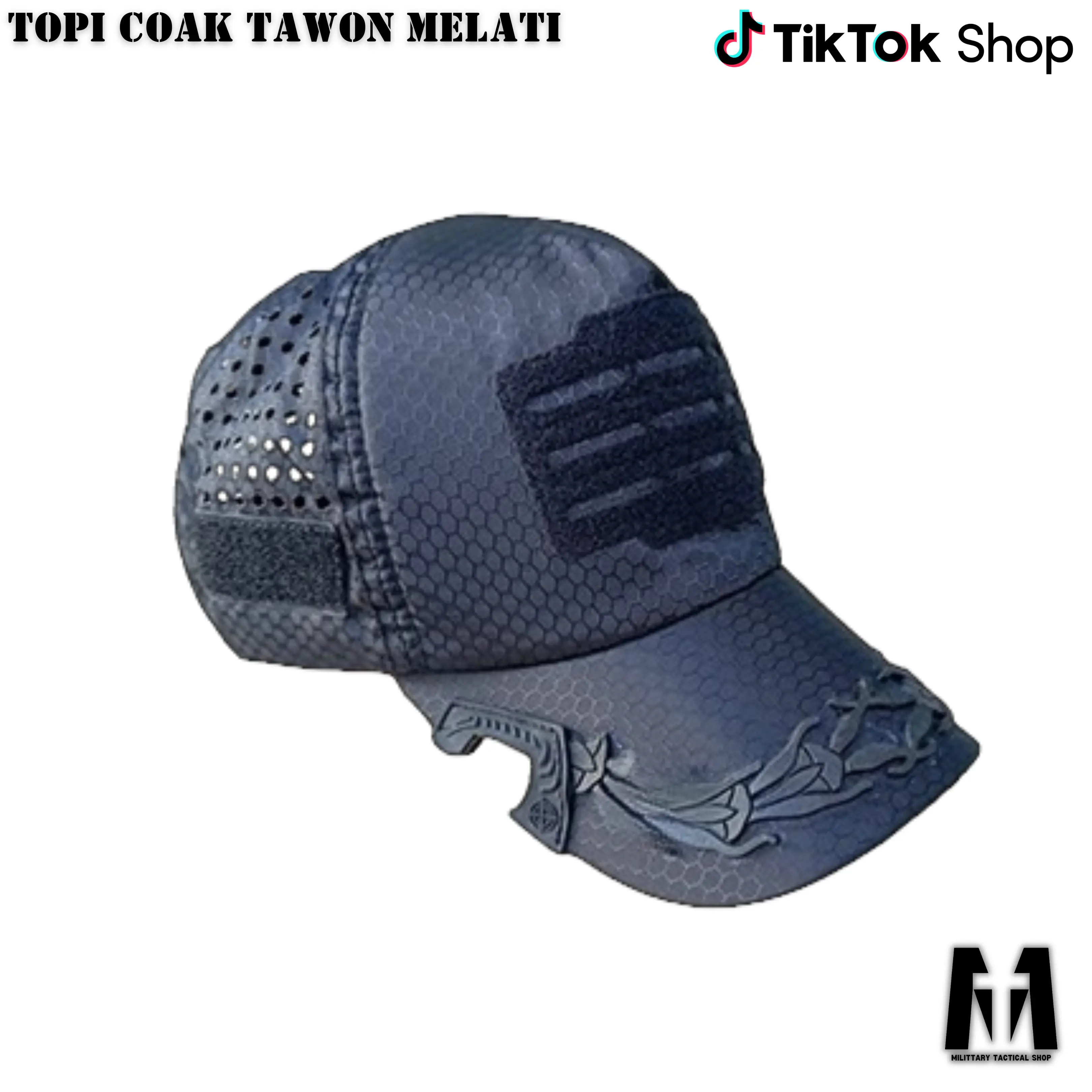 TERBARU TOPI COWAK MOTIF TAWON / TOPI PUNISHER / TOPI PATI PAMEN KARET COD topi  tactical
