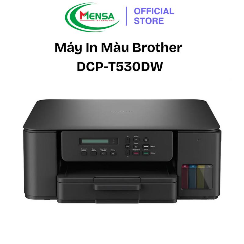  Máy In Màu 2 Mặt Tự Đông Brother DCP-T530DW - Máy In Ảnh Kết Nối Wifi 