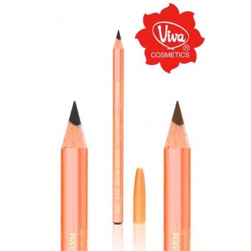 Viva Pensil Alis Ori FREE Spoils Pencil Black, Dark, Brown ORIGINAL 100% 4