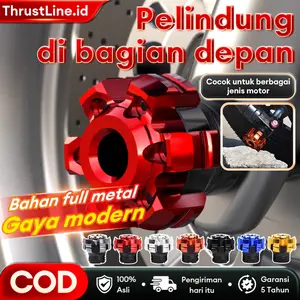 JALU AS RODA depan CNC motor Melindungi bagian depan Sekrup bisa dilepas Tahan air dan karat Motorcycle