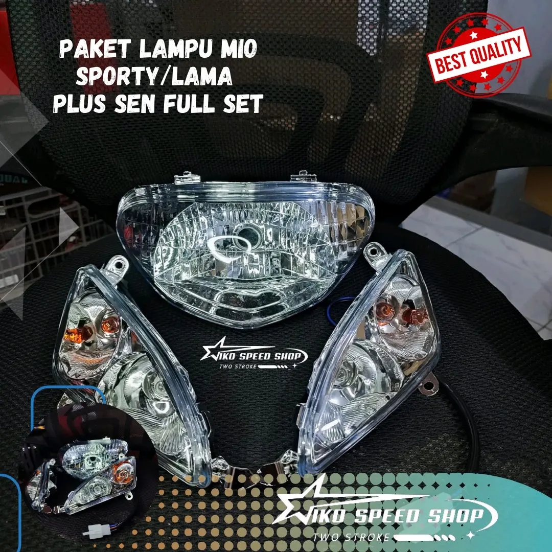 paket lampu depan mio lama sporty sen mio model mx full set