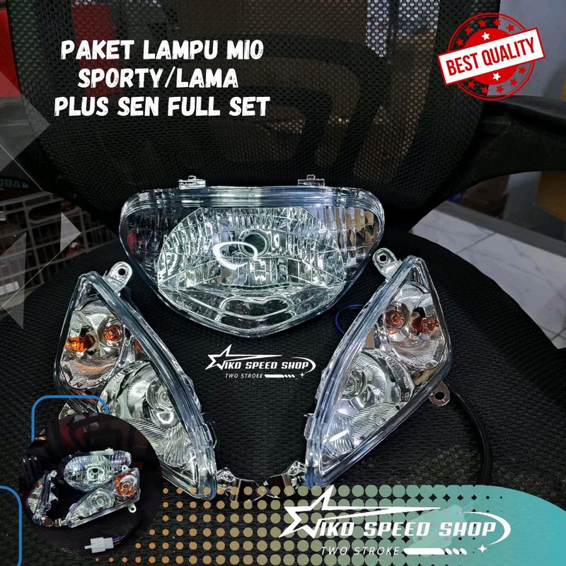 paket lampu depan mio lama sporty sen mio model mx full set 0