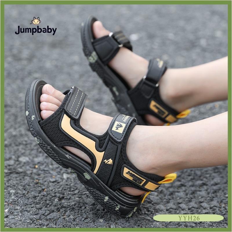 Spesial Ramadhan - Y26 Sandal Anak Laki-laki Sandal pendakian Lindungi kesehatan jari kaki anak-anak laris manis Anti selip Busana Sandal velcro Anti selip dan tahan aus Penutup velcro untuk memudahkan pemasangan dan pelepasan nyaman Fashion 5