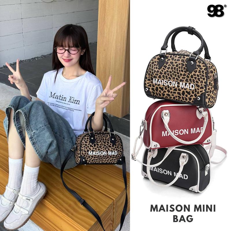 Túi mini Maison bag 98stu Local Brand Size Mini Đựng Vừa Điện Thoại da pu cao cấp đứng form