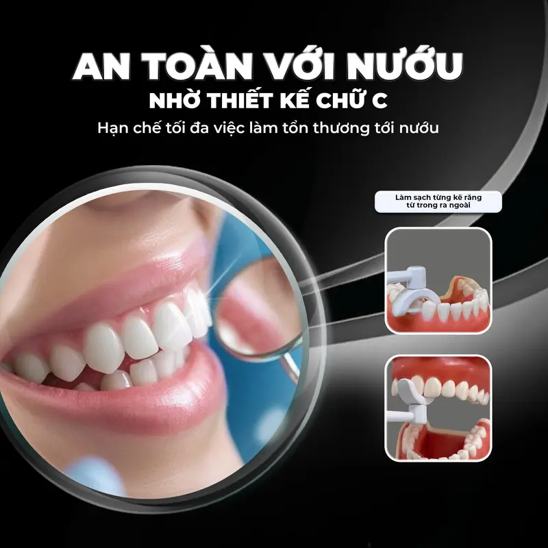 [ĐỘC QUYỀN HUỲNH TOÀN] Flossie Ultra - Máy tăm nước 2 chiều phiên bản mới - 6 Cải tiến vượt trội - Tối đa hoá trải nghiệm làm sạch răng miệng #TNFUL 2