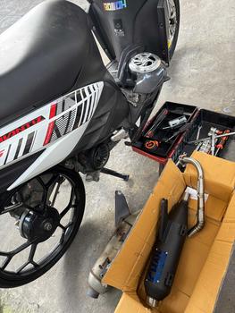 Product Review of EXHAUST RACING YAMAHA EGO EGO S EGO LC SOLARIZ AVANTIZ GEAR CHAN SPEED EKZOS BELAH CUTTING STANDARD 28MM Motorcycle from K**A S**A S**N 0